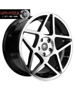 MST 18x8.5  MT26 5x114.3 +35 Glossy Black w/Machined Face Wheels (Set of 4)