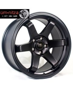 MST 18x9.5  MT01 5x114.3 +22 Matte Black Wheels (Set of 4)