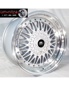 MST  MT13 17x8.5 4x100/4x114.3 +35 Silver Rims Fits Integra 240Sx Accord Xb Neon