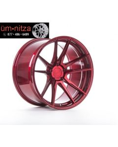 Rohana 20x9  RF2 5x112 +25 Gloss Red Wheels New Set (4)