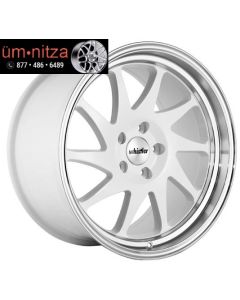 Whistler  KR7 16x8 4x100 Rims +0 White Wheels Fits Crx Jetta 325 318 Fit Xb E30