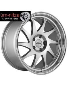 Whistler  KR7 16x8 4x100 Rims +0 Silver Wheels Fits Crx Jetta 325 318 Fit Xb E30