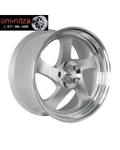 Whistler 18x9.5  KR1 5x100 +35 Silver Wheels Aggressive Fits Jetta Matrix Corolla