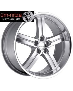 Lumarai 20x8.5  Morro 5x114.3 Rims +37 Silver (Set of 4 Wheels Fits Lexus only)