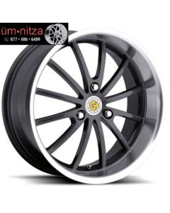 Genius 15x6.5  Darwin 3x112 Rims +22 Gunmetal Wheels (Set of 4)