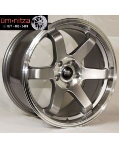 MST 18x9.5  MT01 5x114.3 +35 Gunmetal w/Machined Lip Wheels (Set of 4)