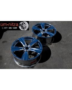 YSM 20x8.5 Camaro Style 5x120 +25mm Chrome Wheel Fits Camaro Front (2 Rims only)