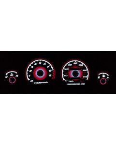 1994-2001 Acura Integra GSR Type-R Style Red Glow E.L Glow Gauge For Instrument Cluster