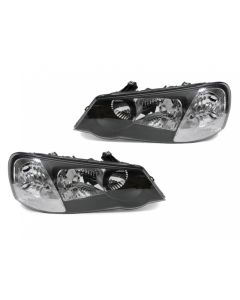 2002-2003 Acura TL DEPO JDM Style Black Housing Headlight With Clear Corner