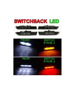 2004-2008 Acura TL Smoke 4 Pieces Switchback LED Side Marker Lights