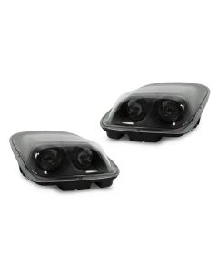 1997-2004 Chevrolet Corvette C5 Black OR Chrome Projector Headlights Made by DEPO