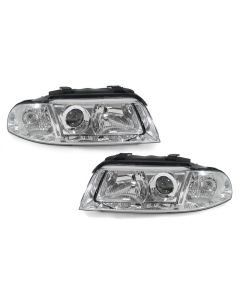 1999-2001 Audi A4 B5.5 / 2000-2002 S4 DEPO Euro ECODE Projector Headlight With Clear Corner Lens