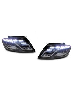 2009-2012 Audi Q5 DEPO For Halogen Model Facelift Style LED Strip Projector Headlight