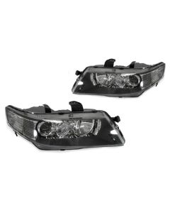 2004-2008 Acura TSX JDM Style DEPO Clear Corner D2S Projector Headlights