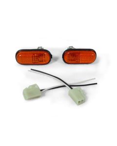 1992-1995 Honda Civic DEPO JDM Spec Dome Type Amber Side Marker Lights