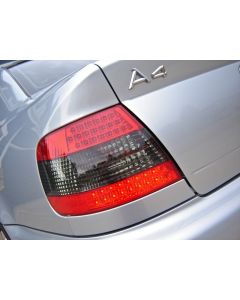 1996-2001 Audi A4 / 2000-2002 S4 B5 / B5.5 4 Door Sedan Red/Smoke LED Rear Tail Light Made by DEPO