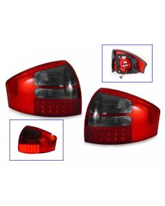 1998-2004 Audi A6 / S6 / RS6 C5 4 Door Sedan DEPO Rear Red/Smoke LED Tail Light