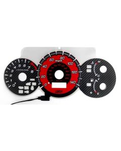 2002-2005 Honda Civic Si Type-R Red Glow or Carbon Fiber Glow Gauge For Instrument Cluster