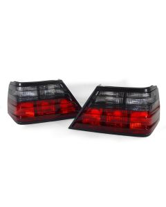 1986-1995 Mercedes E Class W124 Euro Red/Smoke Rear Tail Light Set Made by DEPO