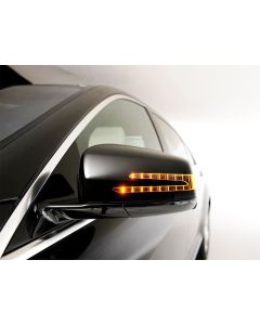 2003-2009 Mercedes CLK Class W209 SLS Style Painted LED Arrow Signal Mirror Cover With Step Light