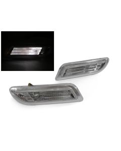 1998-2002 Mercedes CLK Class W208 DEPO Light Bar LED Clear or Smoke Front Bumper Side Marker Light