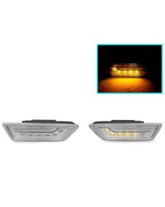 2012-2014 Mercedes CLS 550 W218 DEPO Crystal Clear or Smoke LED Front Bumper Side Marker Light