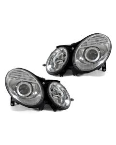 2003-2006 Mercedes Benz E Class W211 Facelift Style Projector Headlight for Stock Halogen Models Made by DEPO