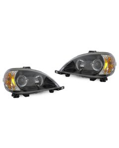 2002-2005 Mercedes M Class W163 DEPO Halogen Model Black Projector Headlight