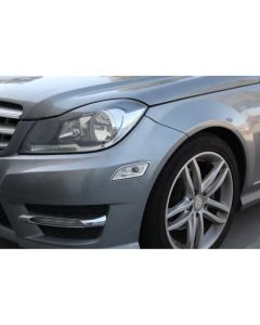 2012-2014 Mercedes C Class W204 DEPO Crystal Clear or Smoke Front Bumper Side Marker Light