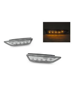 2009-2012 Mercedes SL Class R230 Non-AMG Model LED Clear or Smoke Bumper Side Marker Light