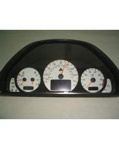 2000-2002 Mercedes E Class W210 White Gauge Face For Instrument Cluster