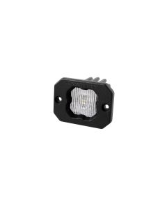 Stage Series C1 White SAE Fog Flush Mount LED Pod (one)