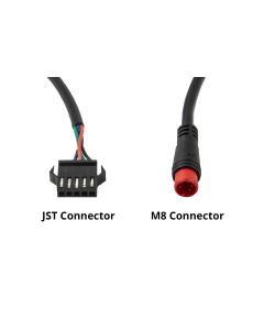 JST Female to M8 Male Adapters (pair)