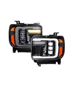 2014-2018 GMC SIERRA 1500 LED PROJECTOR HEADLIGHTS (PAIR)