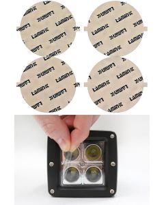 3.5" : 4 Pack Round Light Covers