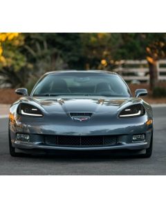 For 2005-2013 Chevrolet Corvette C6 C7 Style Sequential Switchback LED SIGNALS Xenon Headlights 