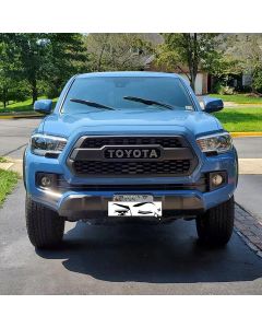 Fits 2016-2023 Toyota Tacoma TRD Pro Replica Style  Front Grill - ABS Unpainted with LED DRL Lights