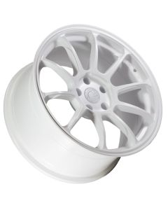 AodHan 18X10  AH06 5X114.3 +25 White Rims Fits 350z G35 Rx8 Rx7 TL 240sx