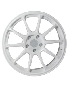 AodHan 18X10  AH06 5X114.3 +25 White Rims Aggressive Fits Civic Veloster Lancer