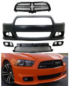 11-14 Dodge Charger SRT8 Style Front Bumper Kit w/ Grill SET