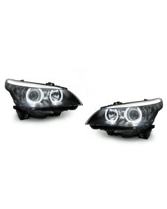 Projector60 V3 2004-2010 5-series Headlights Orion LED Angel Eyes 