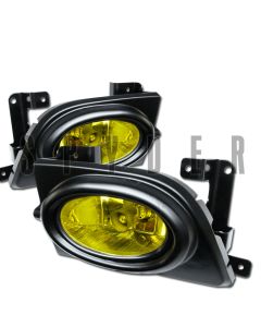 2006-2008 Honda Civic 4 Door Yellow Fog Lights Kit