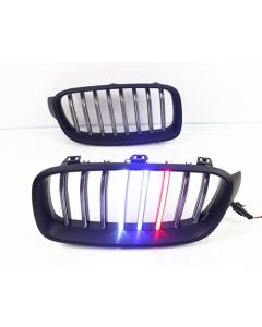 Umnitza Matte Black Kidney Grill with LED for F30 F31 F35 BMW