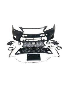 For Lexus IS250 IS300 IS350 2006-2012 GS-F Type F Sport Facelift Front Bumper with Grill Body Kit