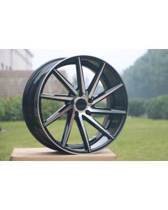 W013 1059 Black Machined Face 18x8.0 ET35 5x114.3 CB73.1