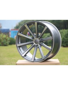 W101 Matt Gunmetal Machined Face 19x8.5 ET35 5x114.3 CB 73.1 1188