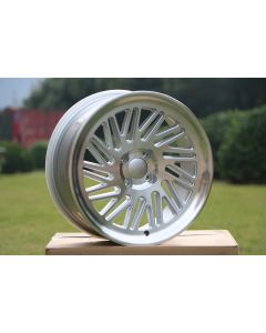 W023 Silver Machined Face 16x7.0 ET30 4x100 CB67.1