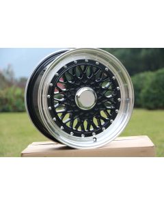 W883 Black Machined Lip 15x7.0 ET20 4x100/114.3 CB73.1