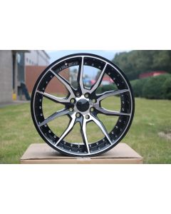 W512/W009 Black Machined Face 17x7.0 ET35 4x100/114.3 CB73.1