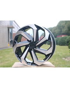 W316 Black Machined Face 22x8.0 ET40 5x100 CB73.1